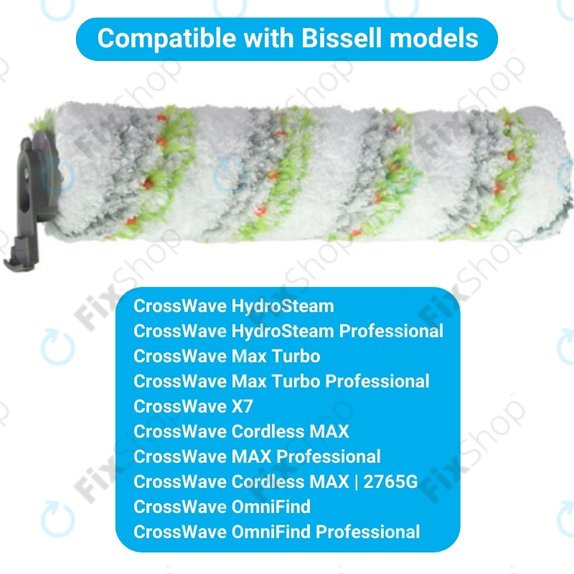 Spazzola Pet 2788 in microfibra per Bissell CrossWave