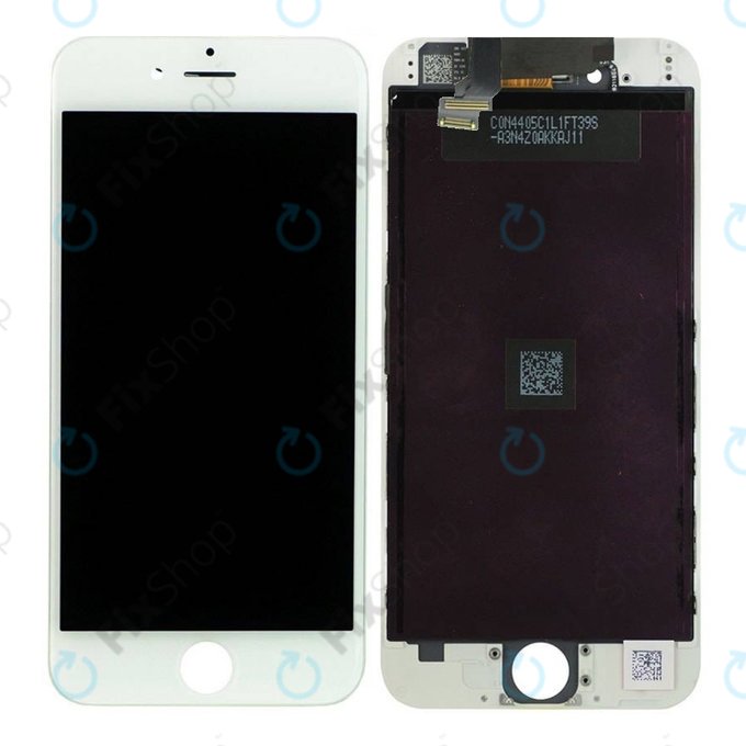 Schermo per iPhone 6, White, Vetro touch con cornice
