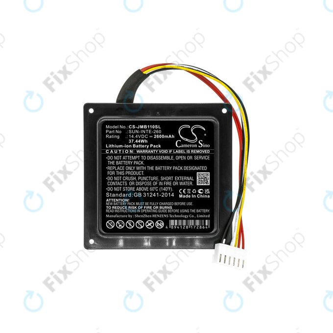 Batteria per JBL Party Box 100, SUN-INTE-260, Li-Ion, 2600mAh, 14.4V, HQ