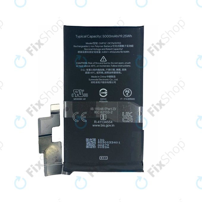 Batteria per Google Pixel 7 Pro, GMF5Z, 5000mAh