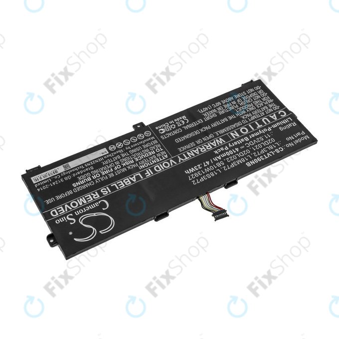 Batteria per Lenovo ThinkPad X390, Yoga X390, 02DL021, Li-Pol, 4100mAh, 11.52V, HQ
