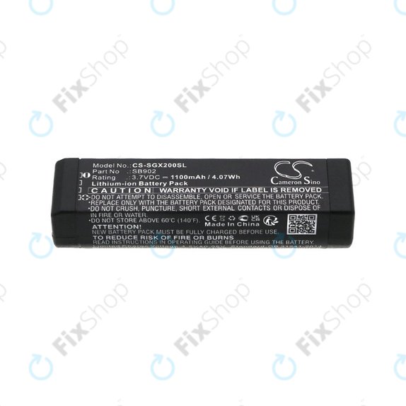 Batteria per Shure GLXD1, 2, MXW2, SB902, Li-Ion, 1100mAh, 3.7V, HQ