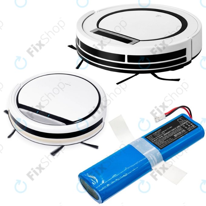 Batteria per Tesla RoboStar-seriess, Medion MD-seriess, HJ08, HA15, Li-Ion, 2600mAh, 14.4V, HQ