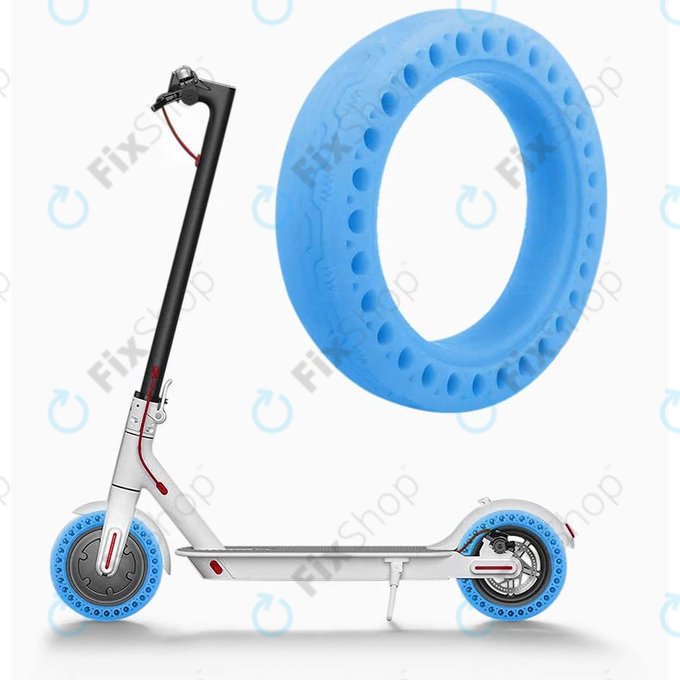 Pneumatico tubeless pieno resistente Tipo 1 per Xiaomi Mi Electric Scooter 1S, 2, M365, Essential, Pro, Pro 2, Blu