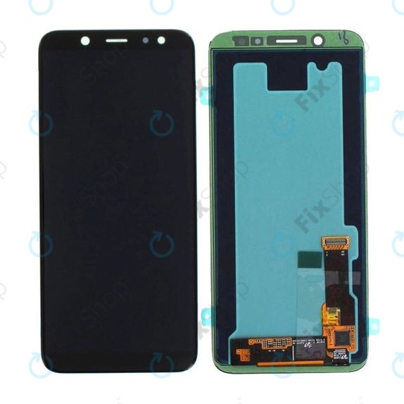 Schermo per Samsung A6 A600F (2018), Vetro touch senza cornice, GH97-21897A, GH97-21898A, Genuine Service Pack