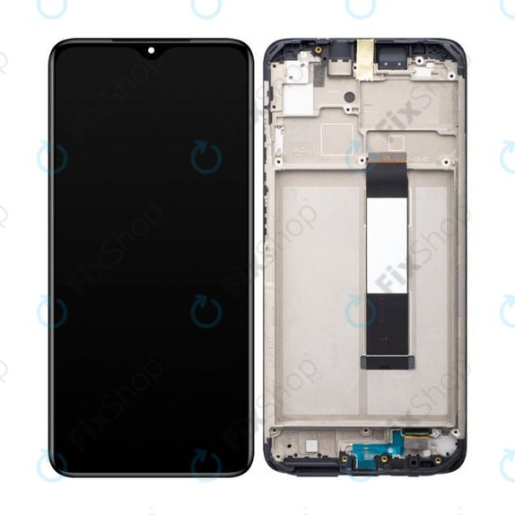 Schermo per Xiaomi Redmi 9T, Vetro touch con cornice