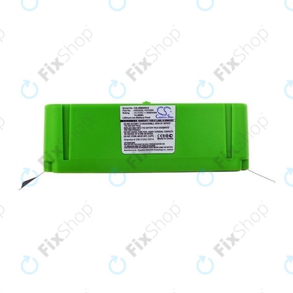 Batteria per iRobot Roomba 600, 800, 900-seriess, 4502233, 4374392, 2130LI, Li-Ion, 5200mAh, 14.4V, HQ