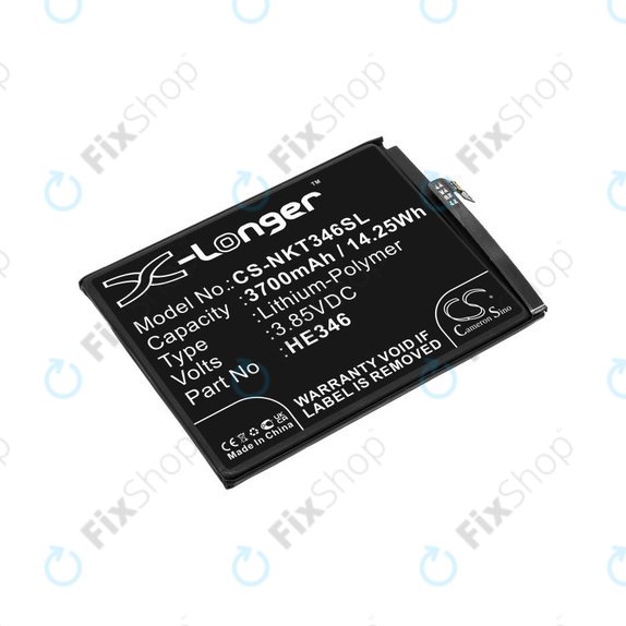 Batteria per Nokia 7 Plus, 3700mAh, Li-Pol, 3.85 V, HE346, HQ