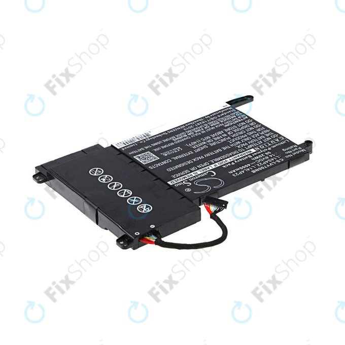 Batteria per Lenovo Eraser Y700, IdeaPad Y700, L14S4P22, Li-Pol, 4000mAh, 14.8V, HQ