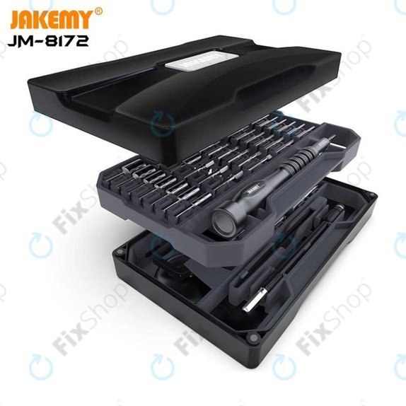 Set strumenti professionali multifunzione per riparazioni 73 in 1, Jakemy JM-8172