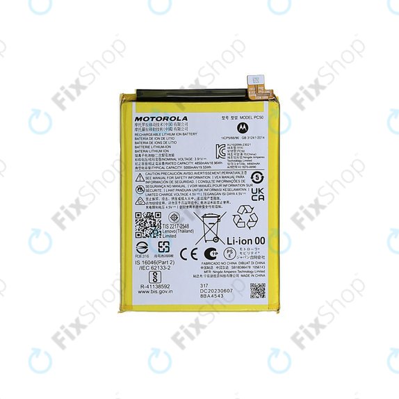 Batteria per Motorola Moto G14, G54, PC50, SB18E08688, 5000mAh, Genuine Service Pack