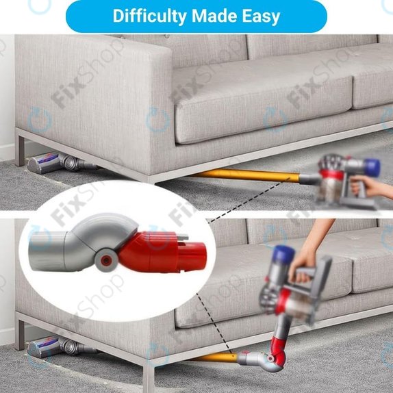 Adattatore flessibile per Dyson seriess V, Outsize, Omni-glide