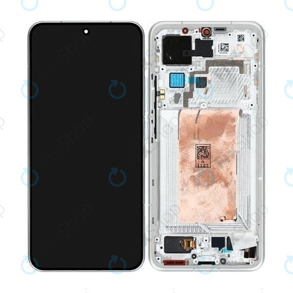 Schermo per Xiaomi 15 5G, White, Vetro touch con cornice, 560062000O300, Genuine Service Pack