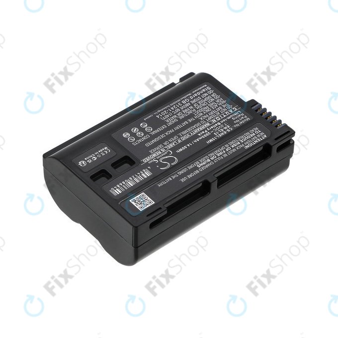 Batteria per Nikon D7000, D500, D600, D7200, D7500, Z5, Z6, EN-EL15, Li-ion, 2000mAh, 7V, HQ