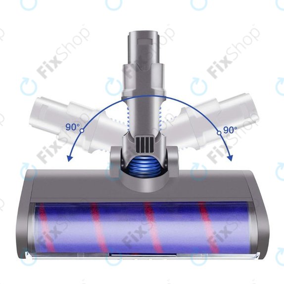 Spazzola pavimenti con luce LED per Dyson V6, seriess DC