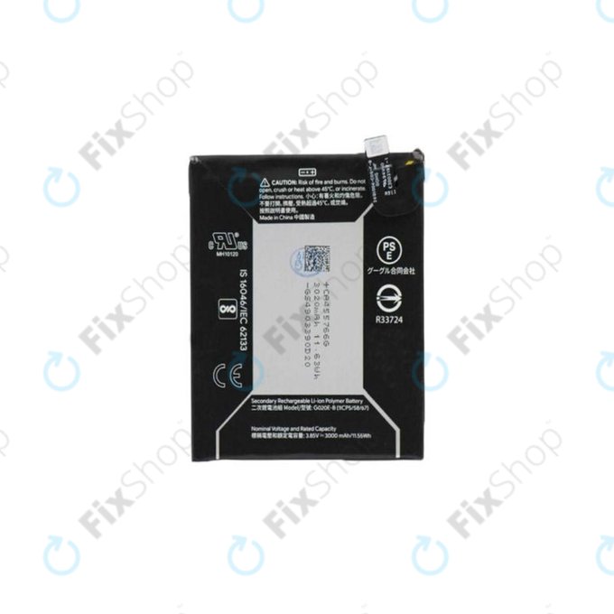 Batteria per Google Pixel 3a, G020E-B, 3000mAh