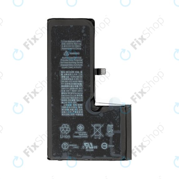 Batteria per iPhone XS, 2658mAh