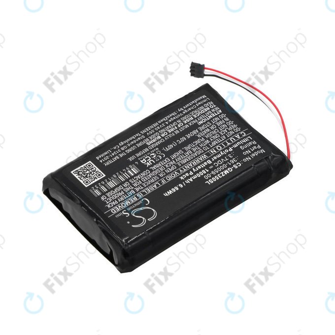 Batteria per Garmin Zumo 340LM, 350LM, 390LM, 361-00059-00, Li-Pol, 1800mAh, 3.7V, HQ
