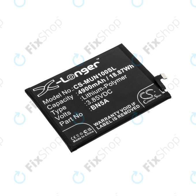 Batteria per Xiaomi Poco M3 Pro, Redmi Note 10, Note 11, 4900mAh, Li-Pol, 3.85 V, BN5A, HQ