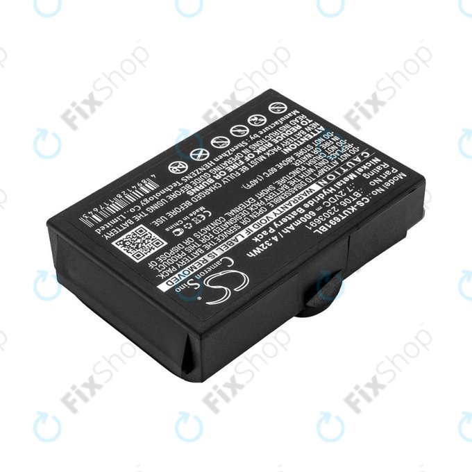 Batteria per Ikusi TM60, 61, 62, BT06, Ni-MH, 600mAh, 7.2V, HQ