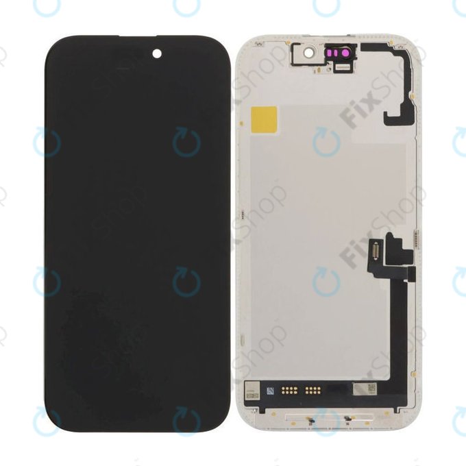 Schermo Soft OLED 120Hz per iPhone 17, Vetro touch con cornice, FixPremium PRO