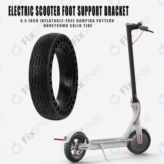 Pneumatico tubeless pieno resistente Tipo 2 per Xiaomi Mi Electric Scooter 1S, 2, M365, Essential, Pro, Pro 2, Black