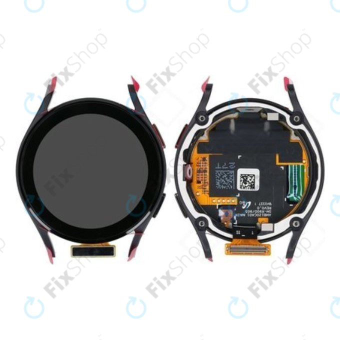 Schermo per Samsung Galaxy Watch 5 40mm R900, Graphite, Vetro touch con cornice, GH82-30040A, Genuine Service Pack