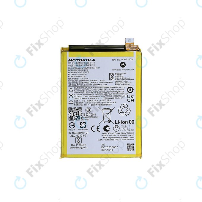 Batteria per Motorola Moto G14, G54, PC50, SB18E08688, 5000mAh, Genuine Service Pack