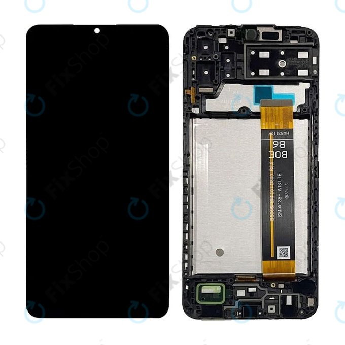 Schermo per Samsung A13 A135F, Vetro touch con cornice