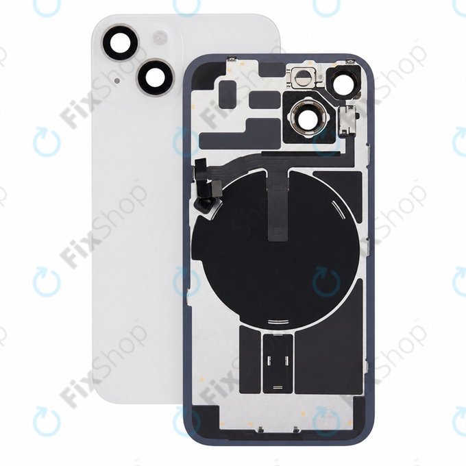 Vetro scocca posteriore per iPhone 14, Starlight, Pulled A