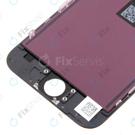 Schermo per iPhone 6, Black, Vetro touch con cornice
