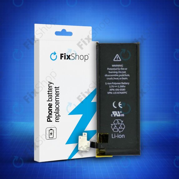 Batteria per iPhone 4S, 1430mAh