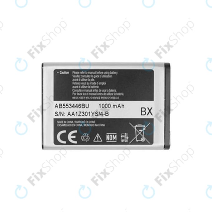 Batteria per Samsung, AB553446BU, 1000mAh