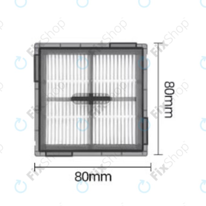 Filtro HEPA, 2 pz. per Xiaomi Roborock Q10-series, S8 Pro, S8 Pro Plus