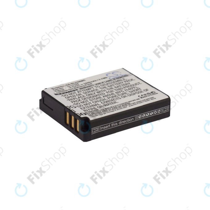 Batteria per Kodak PIXPRO SP1, Kodak PIXPRO SP1 HD, D-LI106, Li-Ion, 1000mAh, 3.7V, HQ