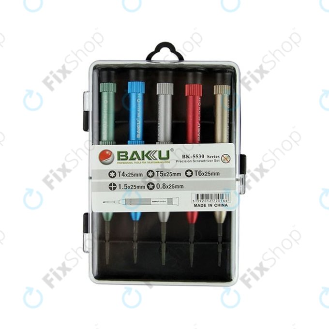 Set cacciaviti per notebook 5 pz, Baku BK-5530