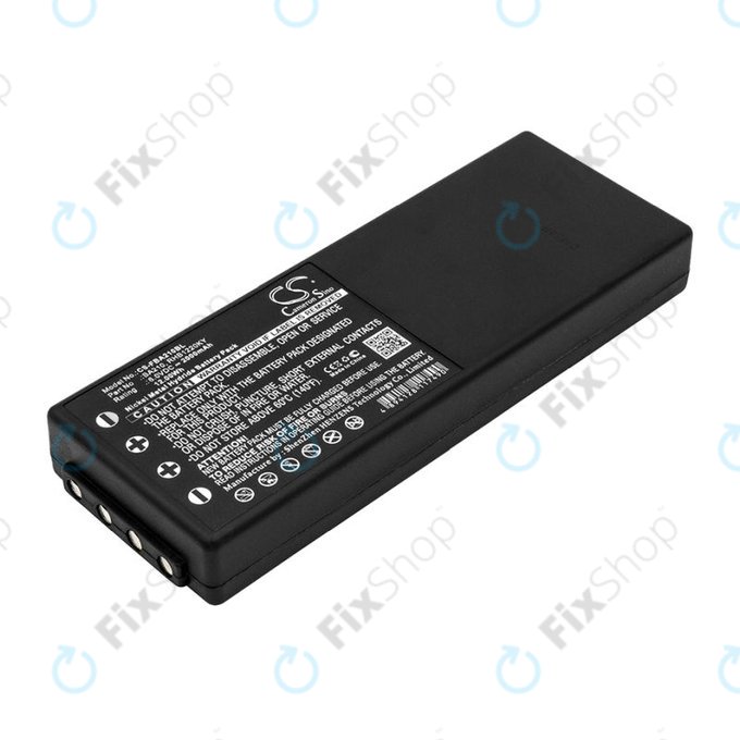 Batteria per HBC Radiomatic BA, RHB1220KY, Ni-MH, 2000mAh, 6V, HQ