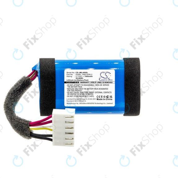 Batteria per JBL Charge 4, ID998, 1INR19/66-3, 7800mAh, HQ