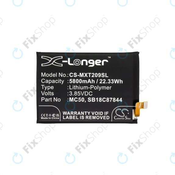 Batteria per Motorola Moto G9 Power, 5800mAh, Li-Pol, 3.85 V, MC50, HQ