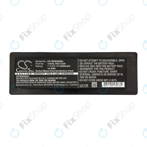 Batteria per Scanreco 590, 592, RSC7220, Ni-MH, 2000mAh, 7.2V, HQ