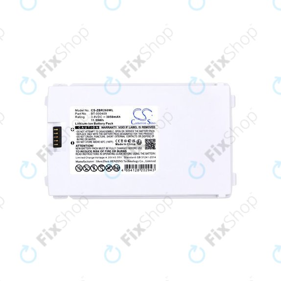 Batteria per Zebra TC21, TC26, TC26AK, TC210, TC210K, BTRY-TC2Y-1XMA1-01 White, 3050mAh, HQ