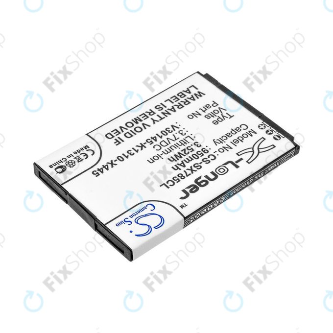 Batteria per Siemens Gigaset, Openstage, SL, V30145-K1310-X445, Li-Ion, 950mAh, 3.7V, HQ