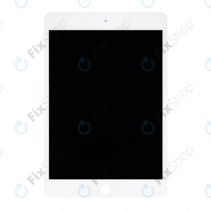 Schermo LCD per iPad Mini 5, White, Vetro touch senza cornice