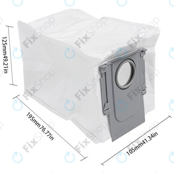 Sacchetto per aspirapolvere, 2 pz. per Xiaomi Roborock Q Revo, Dyad Pro, Dyad Pro Combo