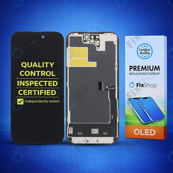 Schermo Soft OLED per iPhone 14 Pro, Vetro touch con cornice, DIAGNOSTIC