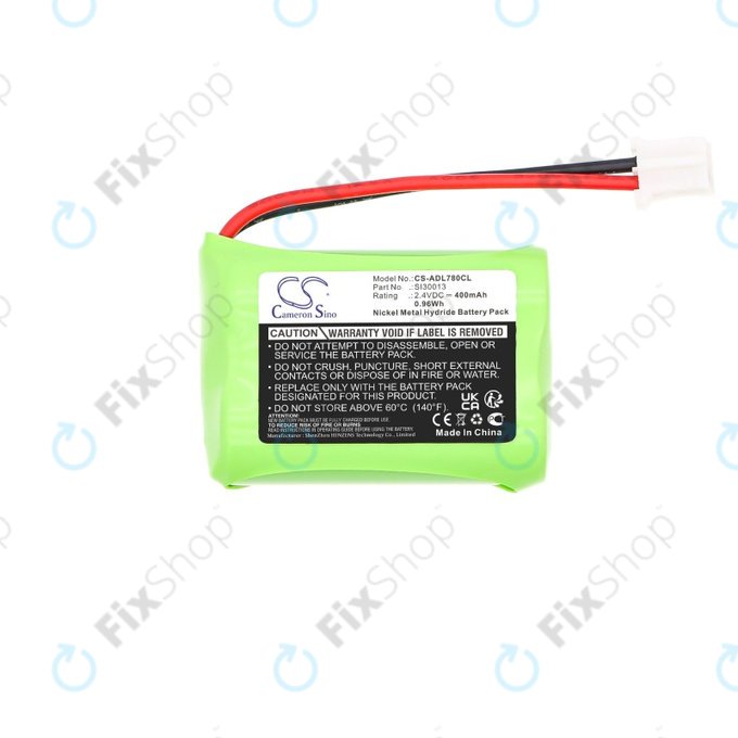 Batteria per SWITEL MD9300, 9500, AUDIOLINE Dect 7500, 7501, SL30013, Ni-MH, 400mAh, 2.4V, HQ