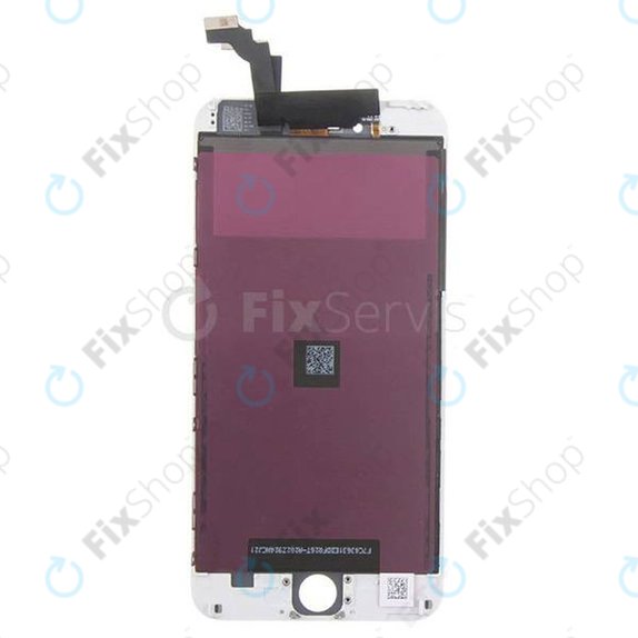Schermo per iPhone 6 Plus, White, Vetro touch con cornice