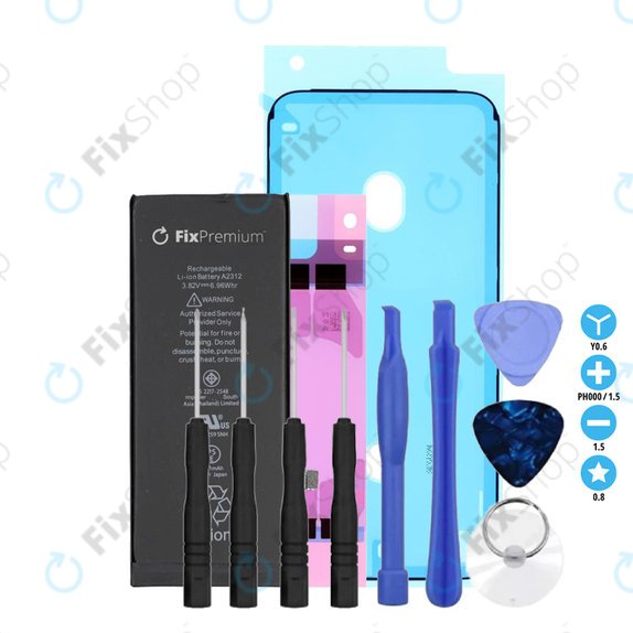 Batteria per iPhone 8, 1821mAh, Adesivo, Attrezzi, FixPremium