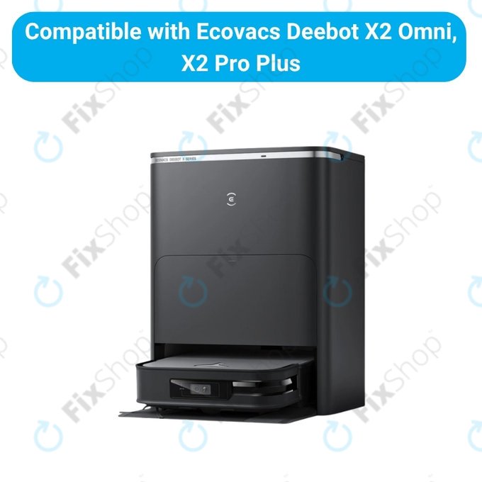 Set di ricambio per Ecovacs Deebot X2 Omni (2x spazzola principale, 4x filtro, 4x spazzola laterale)