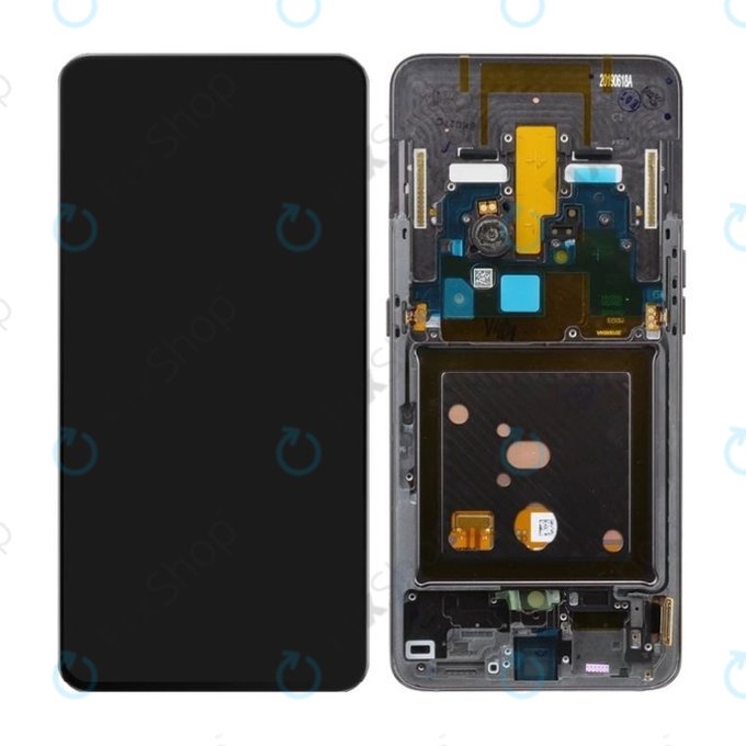 Schermo OLED per Samsung A80 A805F, Vetro touch con cornice